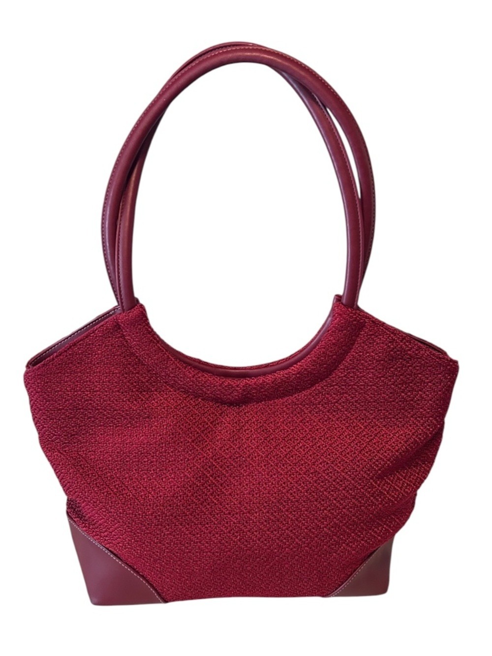 SAK Vintage Red Woven Crochet Shoulder Bag Y2K 2038 Tom